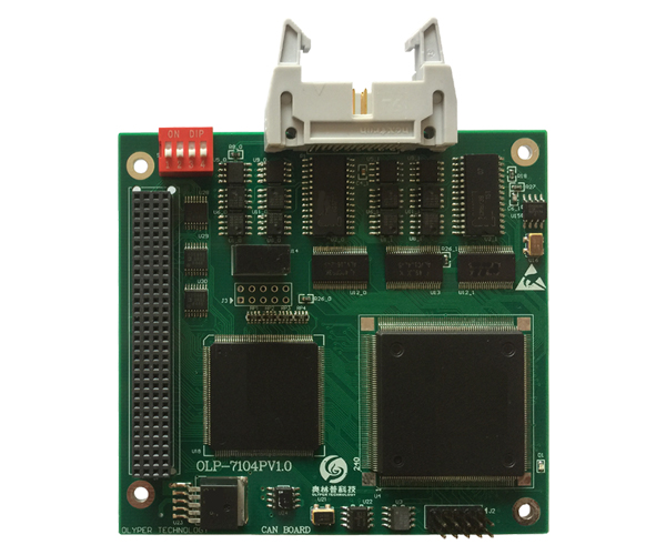 OLP-7104P，PCI-104接口，2通道，高速CAN总线通信模块